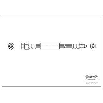 Flexible de frein CORTECO 19032301