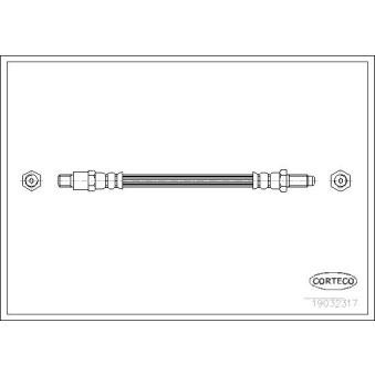 Flexible de frein CORTECO 19032317