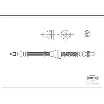 Flexible de frein CORTECO OEM 1035270