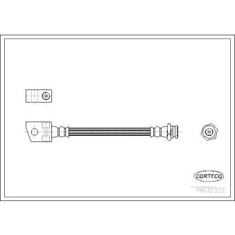 Flexible de frein CORTECO OEM 8942226851 Flexible de frein CORTECO OEM 8942226851