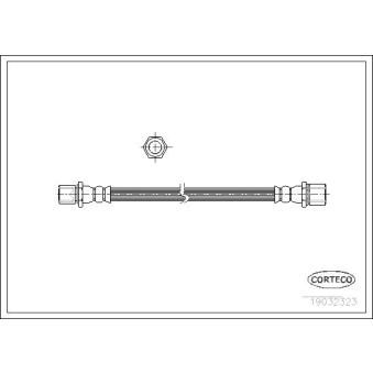 Flexible de frein CORTECO 19032323
