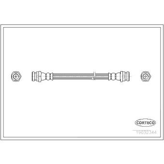 Flexible de frein avant gauche CORTECO OEM D06143810C
