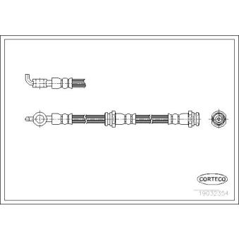 Flexible de frein CORTECO 19032354