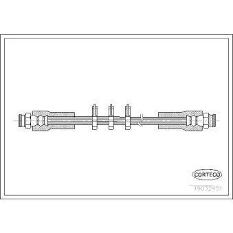 Flexible de frein CORTECO 19032451