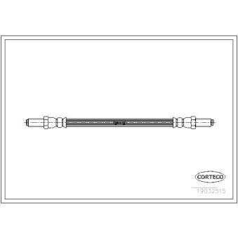 Flexible de frein CORTECO 19032515
