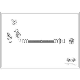 Flexible de frein CORTECO [19032543]