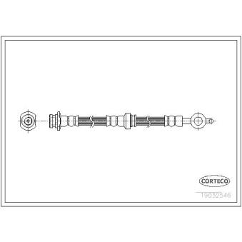 Flexible de frein CORTECO [19032546]