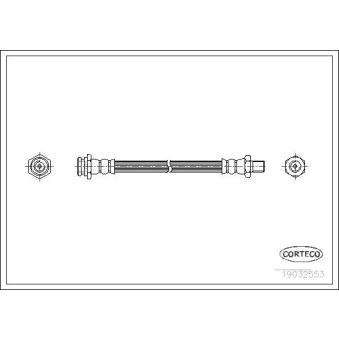 Flexible de frein CORTECO OEM 4621101A41