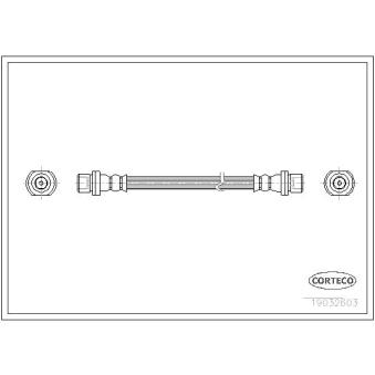 Flexible de frein CORTECO OEM 9094702780 Flexible de frein CORTECO OEM 9094702780