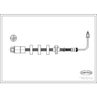 Flexible de frein avant droit CORTECO OEM 480688