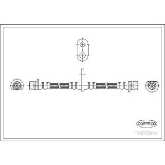 Flexible de frein CORTECO OEM 46430SM4003