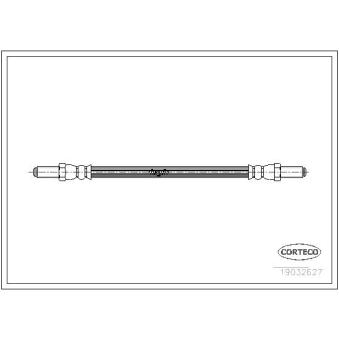 Flexible de frein CORTECO 19032627