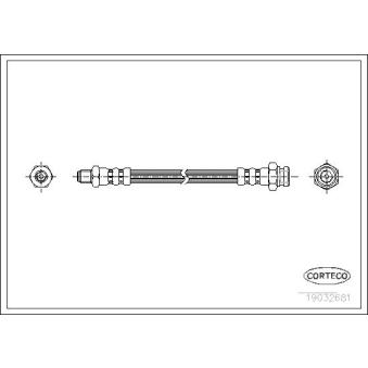 Flexible de frein CORTECO 19032681