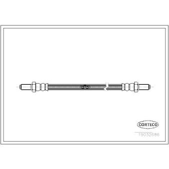 Flexible de frein CORTECO OEM GBH413