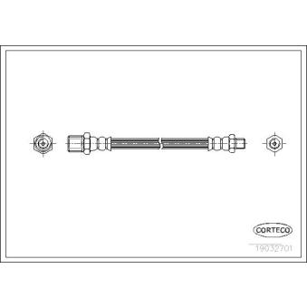 Flexible de frein CORTECO 19032701