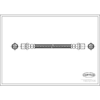 Flexible de frein CORTECO 19032706