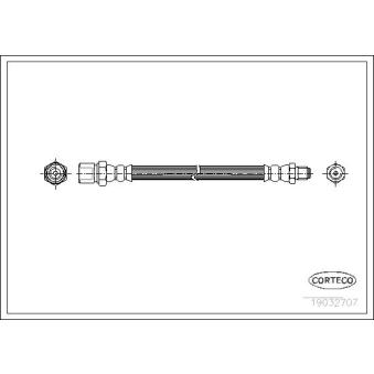 Flexible de frein CORTECO OEM 725531030 Flexible de frein CORTECO OEM 725531030