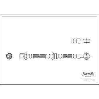 Flexible de frein CORTECO OEM 725531010