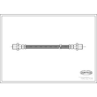 Flexible de frein CORTECO 19032709 pour KIA SEPHIA 1.3 - 80cv