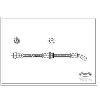Flexible de frein CORTECO OEM 97134829