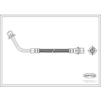Flexible de frein CORTECO 19032727