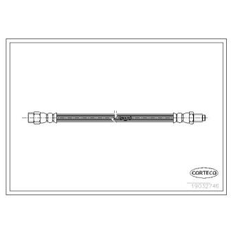 Flexible de frein CORTECO 19032746