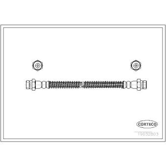 Flexible de frein CORTECO 19032803