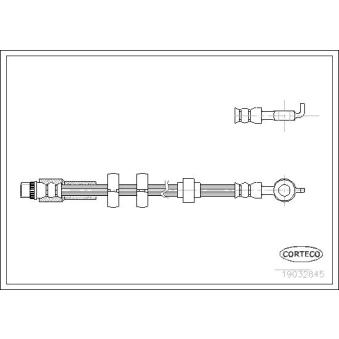Flexible de frein CORTECO 19032845