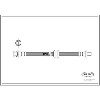 Flexible de frein CORTECO 19032857