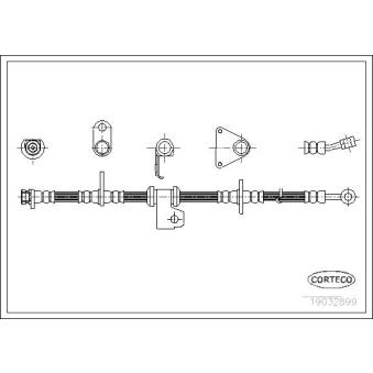 Flexible de frein CORTECO OEM 46410SH3033