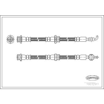 Flexible de frein CORTECO OEM 8943854331 Flexible de frein CORTECO OEM 8943854331