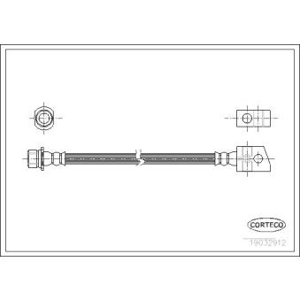 Flexible de frein CORTECO [19032912]