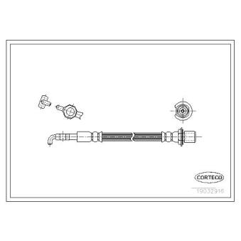 Flexible de frein CORTECO 19032916