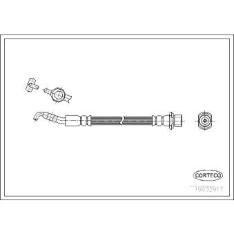 Flexible de frein CORTECO 19032917 pour LEXUS GS 300 - 212cv