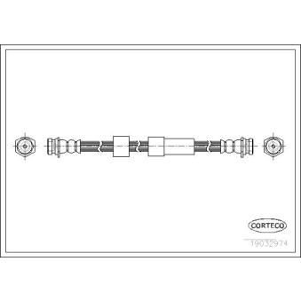 Flexible de frein CORTECO 19032974