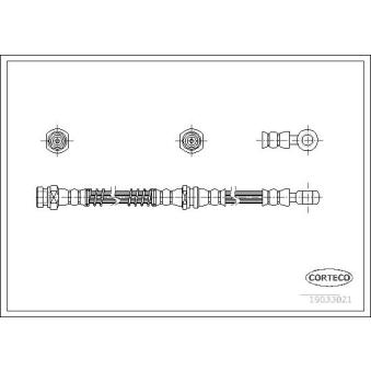 Flexible de frein CORTECO OEM MB862414