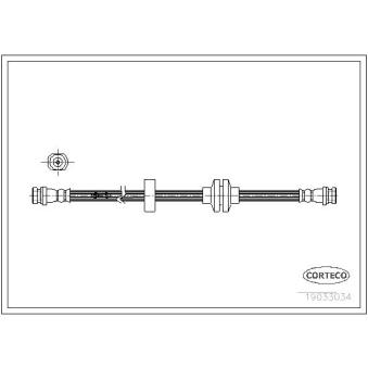 Flexible de frein CORTECO [19033034]