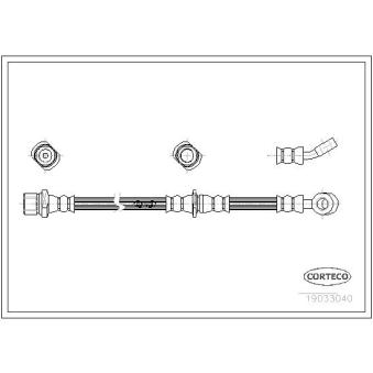 Flexible de frein CORTECO OEM 26531AA041