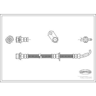 Flexible de frein avant gauche CORTECO OEM 9094702888