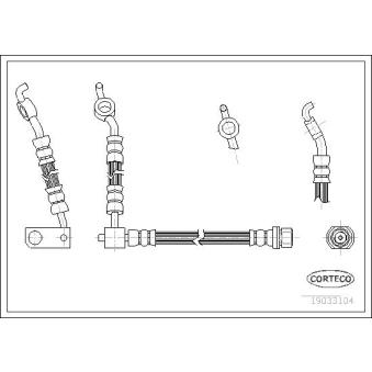 Flexible de frein arrière droit CORTECO OEM 9094702C76