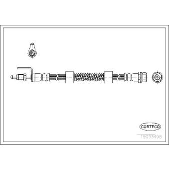 Flexible de frein CORTECO OEM 4432391 Flexible de frein CORTECO OEM 4432391