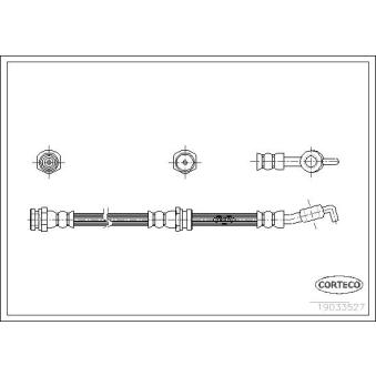 Flexible de frein CORTECO OEM 0K30A43980E