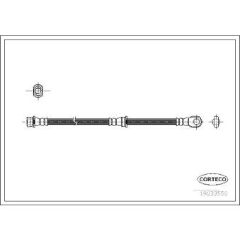 Flexible de frein CORTECO OEM MR407251