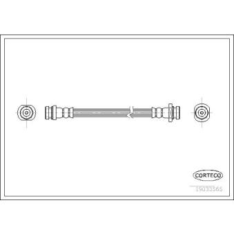 Flexible de frein avant droit CORTECO OEM 5158080131