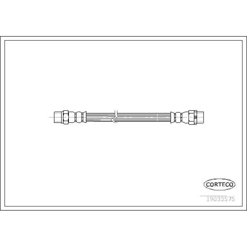 Flexible de frein CORTECO 19033575 - Visuel 2