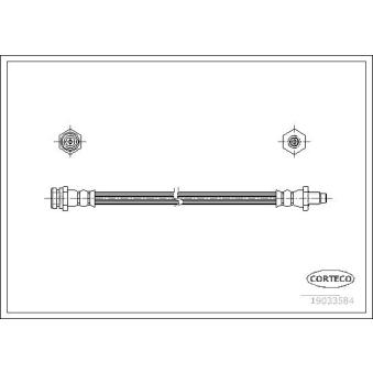 Flexible de frein CORTECO OEM MR493450 Flexible de frein CORTECO OEM MR493450