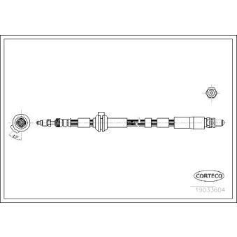 Flexible de frein CORTECO OEM 1231790