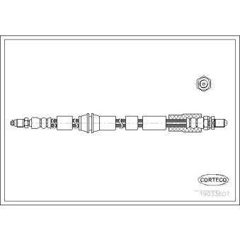 Flexible de frein CORTECO OEM 1315751