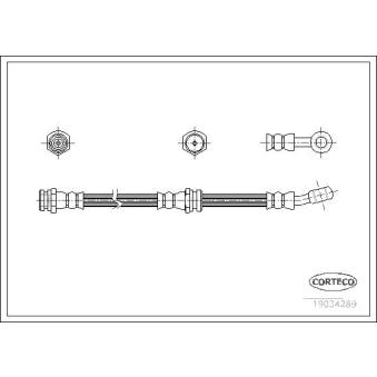 Flexible de frein CORTECO OEM 58732FD100