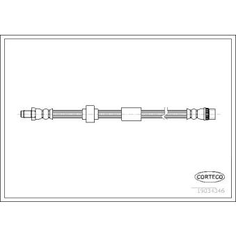 Flexible de frein CORTECO OEM 4416297